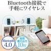 【アウトレット】Bluetoothスピーカー(高音質2ch・ワイヤレス&有線対応・スマホ・PC接続対応・ステレオ)