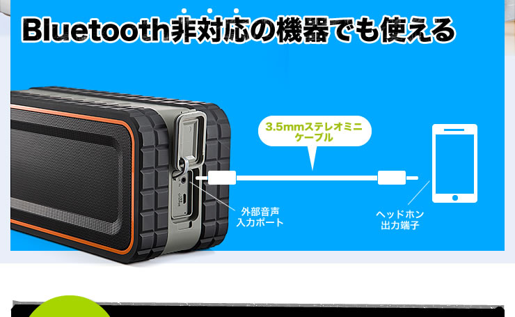 Bluetooth非対応の機器でも使える