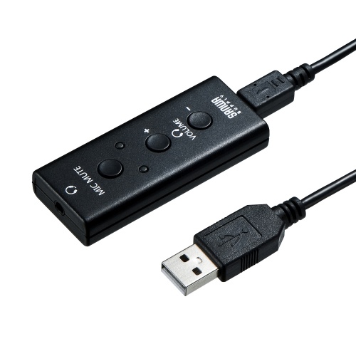 USBオーディオ変換アダプタ(4極ヘッドセット用)