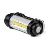 LED作業灯(乾電池式・LED部360度回転・IPX4・防滴・屋外・アウトドア・最大350ルーメン・COBチップ・マグネット・フック内蔵)