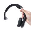 【セール】Bluetoothヘッドセット ワイヤレスヘッドセット ノイズキャンセルマイク 32時間連続使用 片耳タイプ オーバーヘッド 在宅勤務 コールセンター
