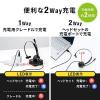 Bluetoothヘッドセット(コールセンター・テレワーク・モノラル/片耳・充電台付・スタンド付属)