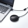 WEB会議マイク(USB接続・薄型・Skype対応・高感度・無指向性・5m)