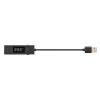 USBタイマーケーブル Type-A USB2.0 電流測定 充電 データ転送 3A対応 ブラック
